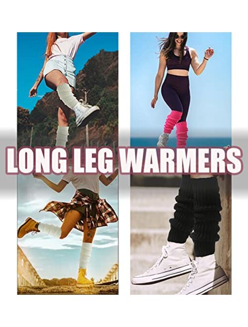 Bevigorio Leg Warmers for Women 80s Accessories for Women Women's Leg Warmers for Girls Goth 80 Styles Clothing Legwarmers