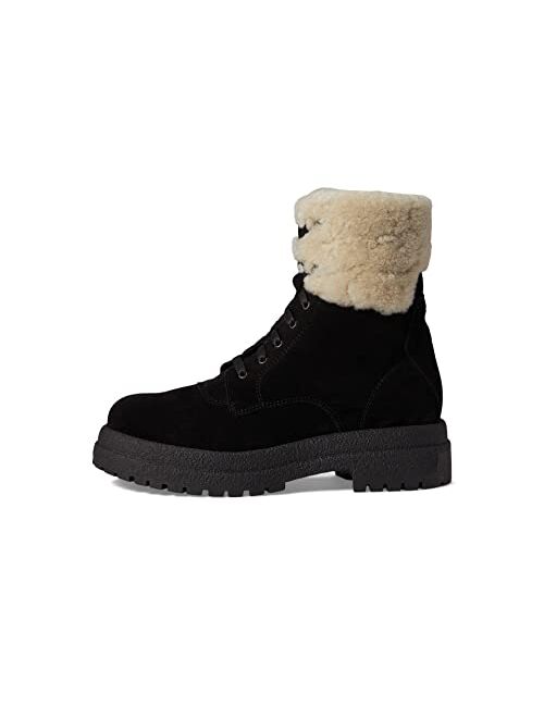 La Canadienne Victor Shearling Cuff Suede Boots