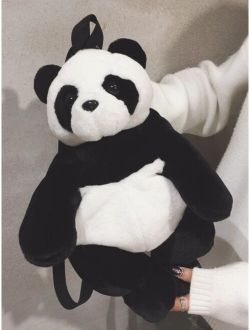Panda Design Fluffy Backpack
