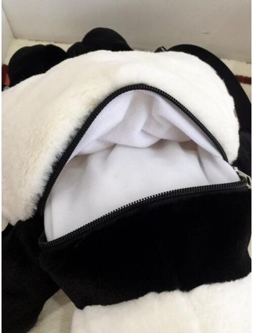 Shein Panda Design Fluffy Backpack