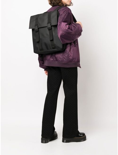Rains buckle-fastening backpack