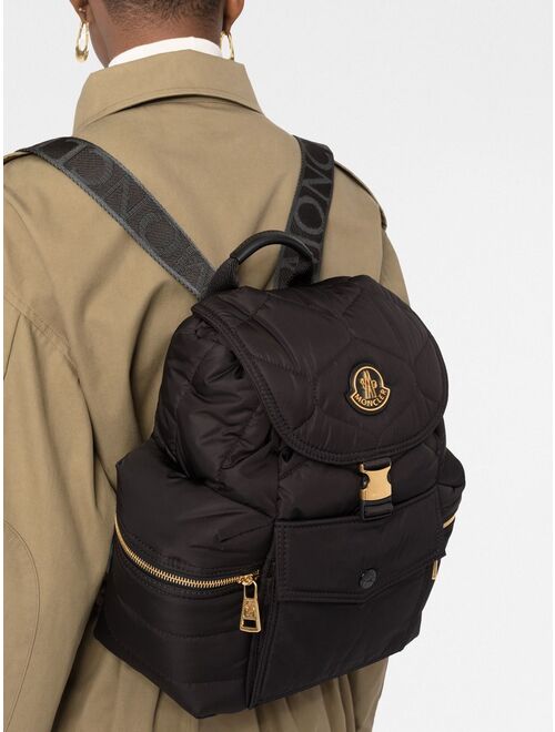 Moncler logo-plaque backpack