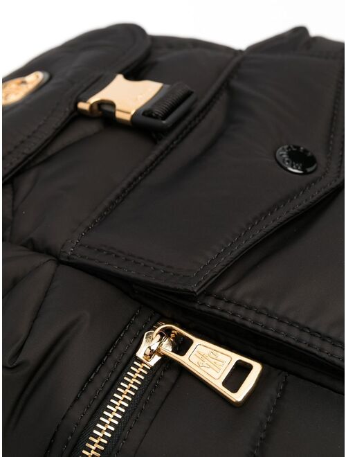 Moncler logo-plaque backpack