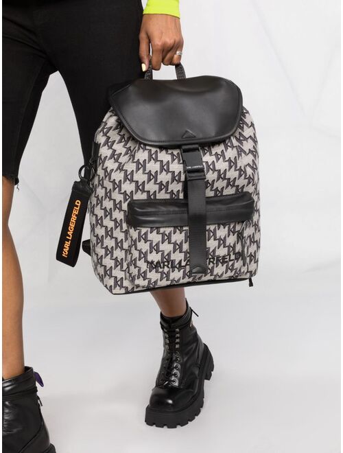 Karl Lagerfeld K/Monogram jacquard backpack