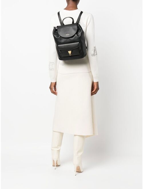 Coccinelle soft leather backpack