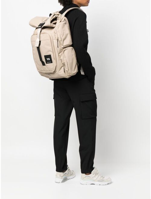 Y-3 logo-patch backpack