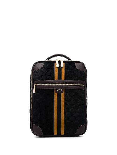 V73 logo zipped backpack