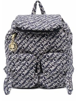 See by Chloe logo-print backpack
