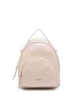 Coccinelle logo-plaque leather backpack