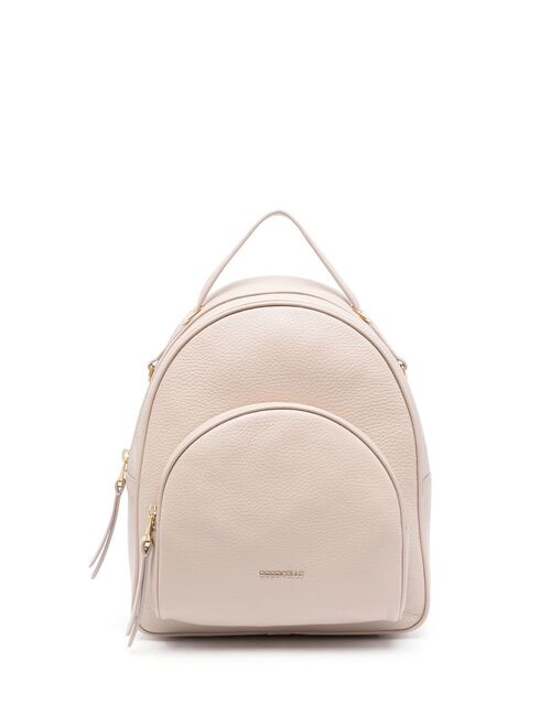 Coccinelle logo-plaque leather backpack