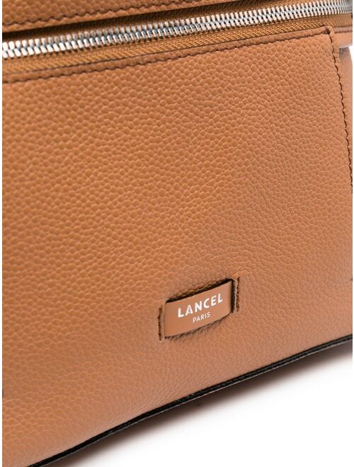 Lancel logo-patch zip-up backpack