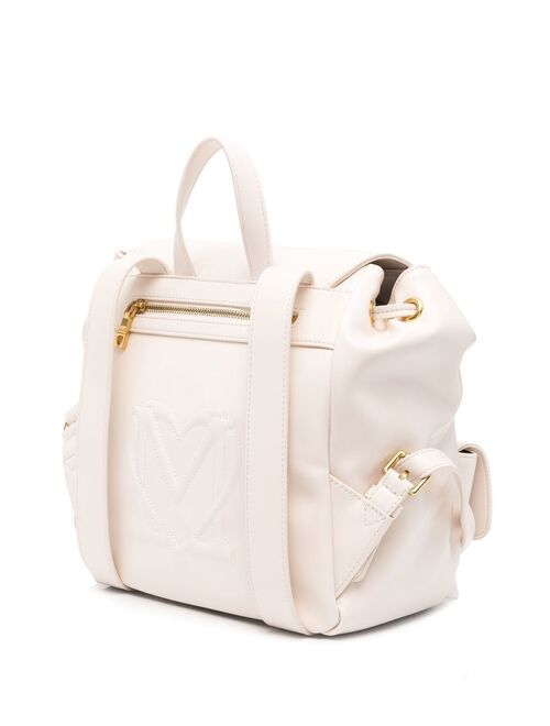 Love Moschino logo-plaque backpack