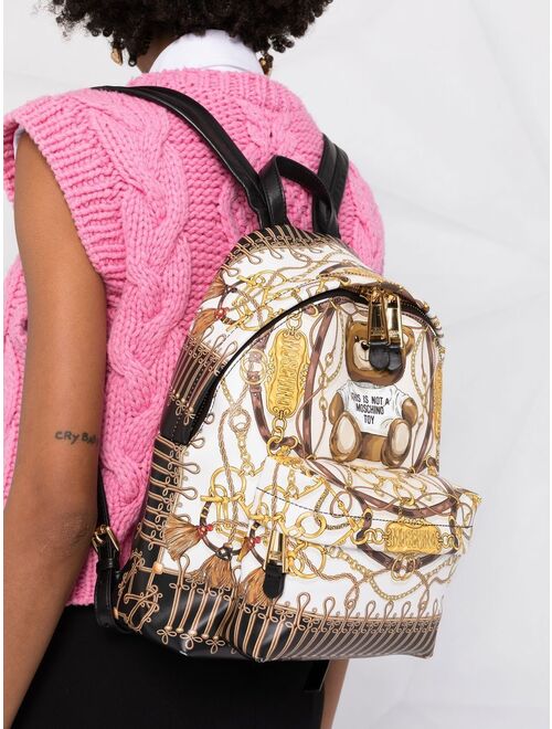Moschino Teddy Bear print backpack