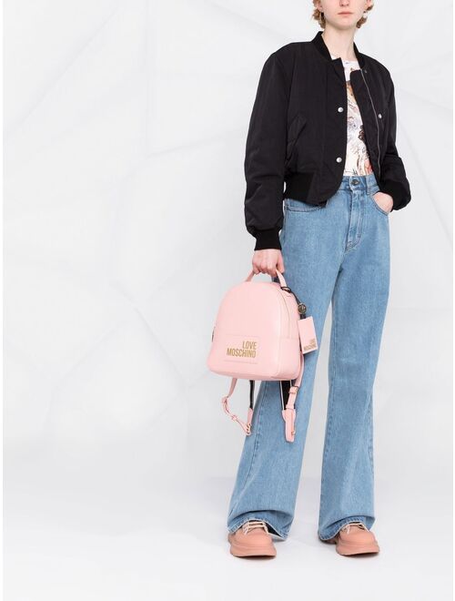 Love Moschino logo-print backpack
