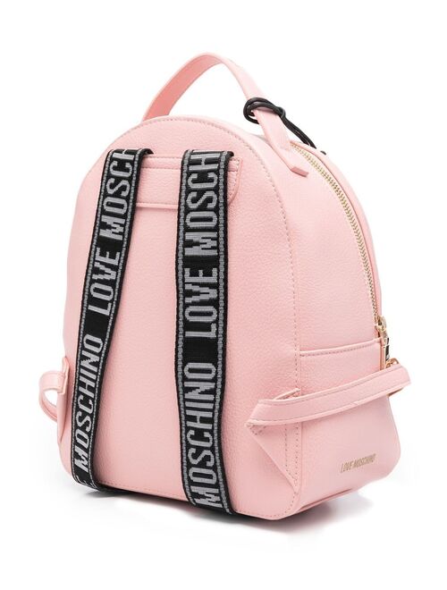 Love Moschino logo-print backpack