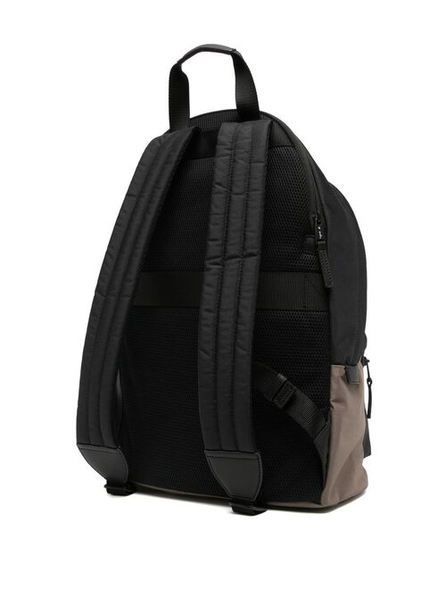 agnes b. logo-print colour-block backpack