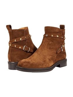 Bruni Suede Studded Ankle Boots