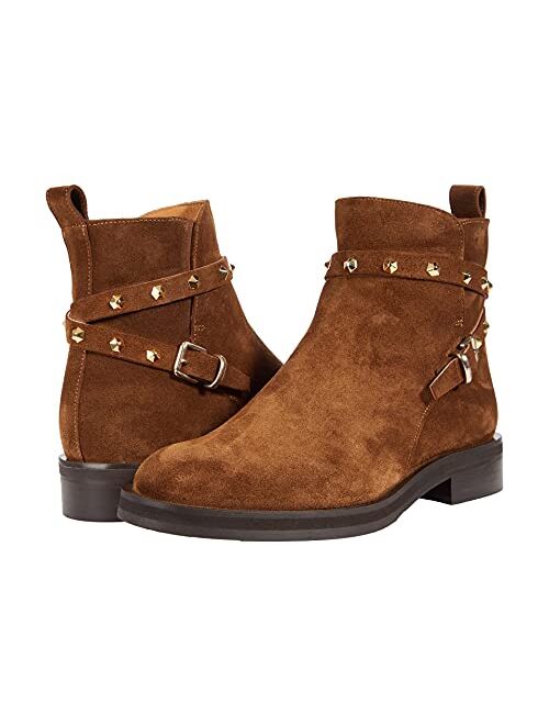 La Canadienne Bruni Suede Studded Ankle Boots