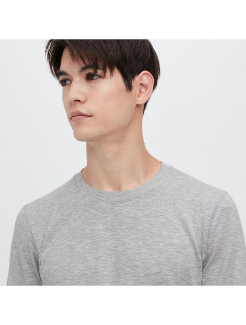 Uniqlo HEATTECH Extra Warm Cotton Crew Neck T-Shirt