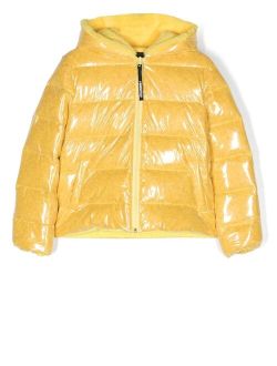 Goose Tech high-shine padded jacket