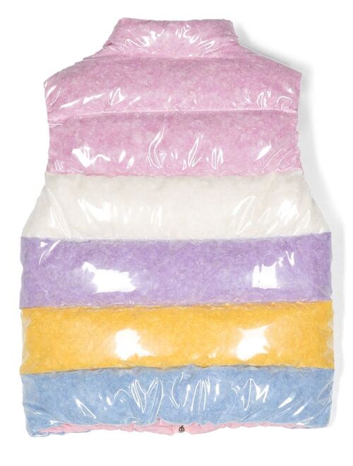 Goose Tech colour-block padded gilet