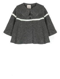 Douuod Kids button-front striped jacket