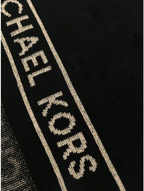Michael Kors Kids logo-print knit scarf