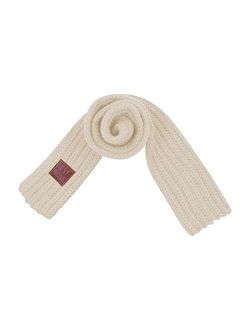 Rarityus Kids Knitted Scarf Fashion Solid Color Toddler Soft Warm Scarves Neck Warmer Winter for Girls Womens