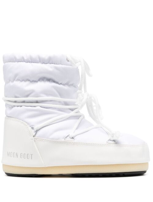 Moon Boot quilted logo-print ankle boots