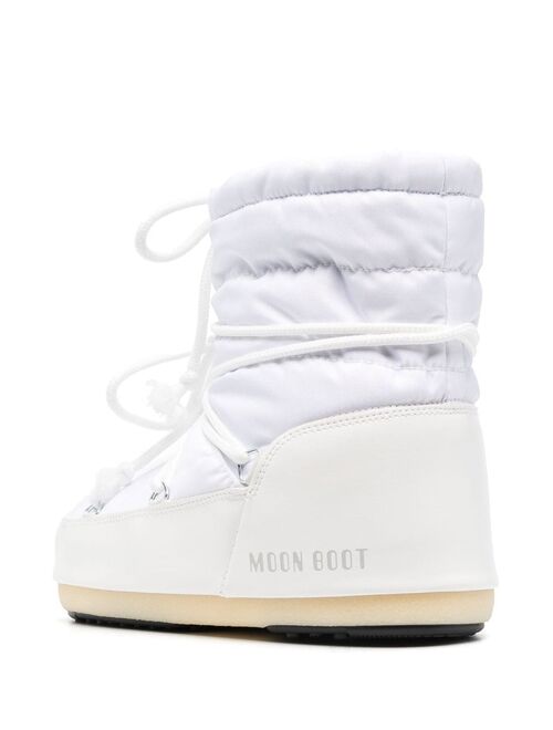 Moon Boot quilted logo-print ankle boots