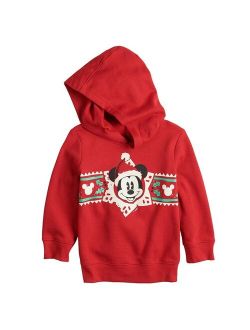 Disney's Mickey Mouse Toddler Boy Sherpa Lined Pullover Hoodie by Jumping Beans