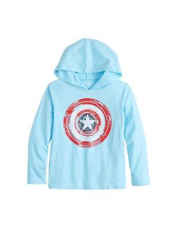 Boys 4-12 Jumping Beans Marvel Captain America Active Hoodie