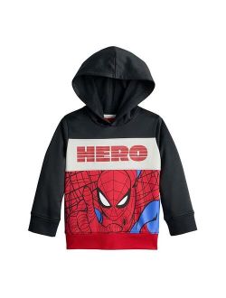Toddler Boy Jumping Beans Active Fleece Marvel Spider-Man Pullover Hoodie