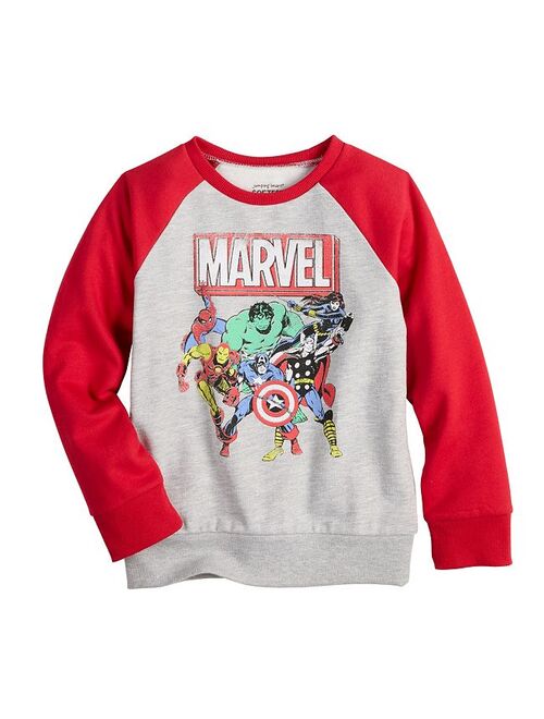 Boys 4-12 Jumping Beans Marvel The Avengers Raglan Graphic Sweatshirt