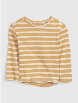 Toddler 100% Organic Cotton Mix and Match Stripe Long Sleeve T-Shirt