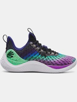 Unisex Curry Flow 10 'Northern Lights' Basketball Shoes