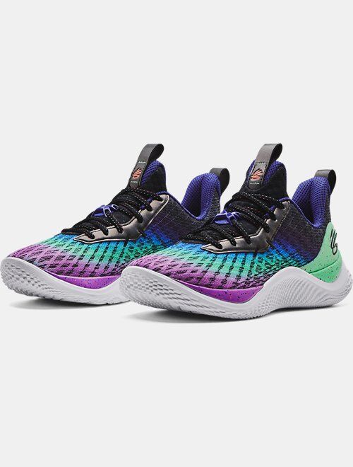 Under Armour Unisex Curry Flow 10 'Northern Lights' Basketball Shoes