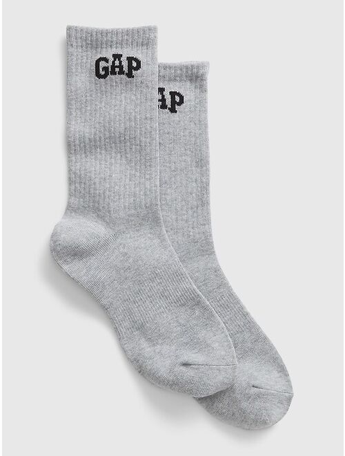 Gap Logo Quarter Crew Athletic Socks