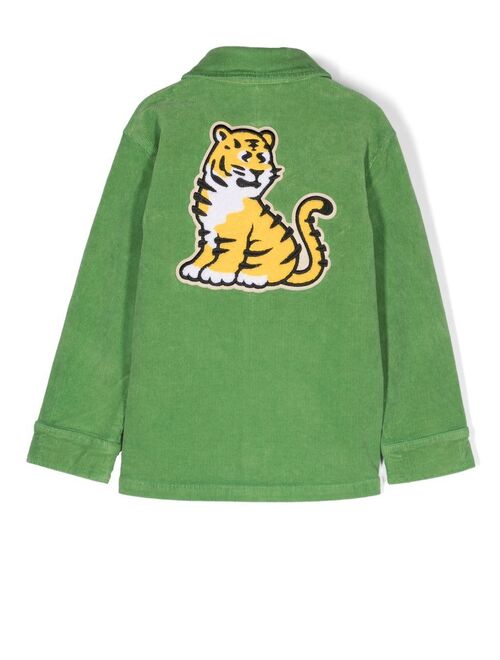 Kenzo Kids corduroy tiger jacket