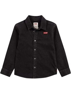 Kids Button-Up Denim Shirt (Little Kids)