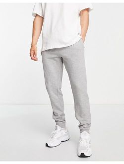 straight leg sweatpants in gray