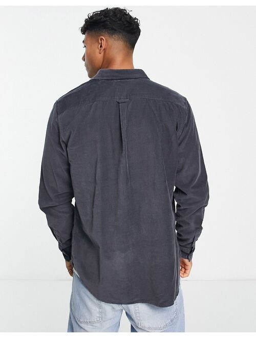 New Look cord shirt in gray