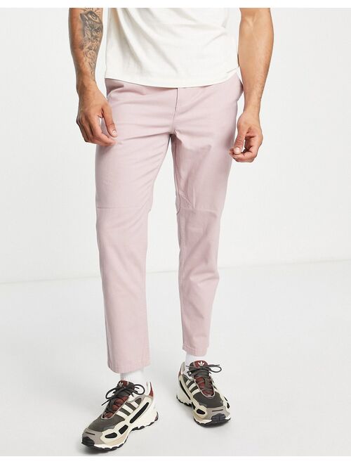 New Look tapered chino in mid pink