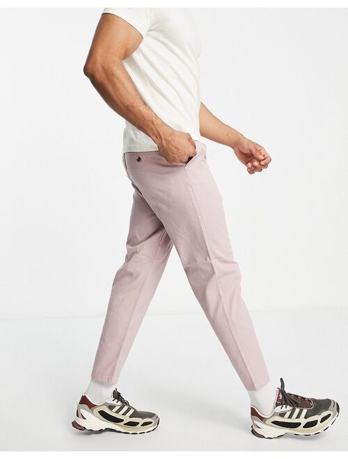 New Look tapered chino in mid pink
