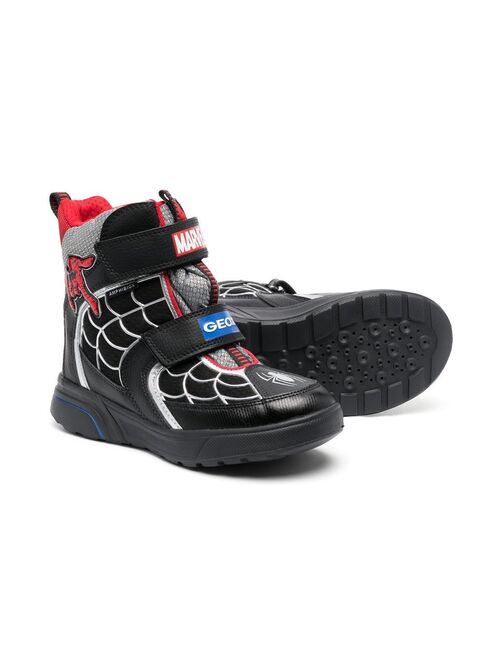 Geox Kids spiderman-print boots