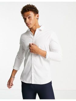 smart shirt in white