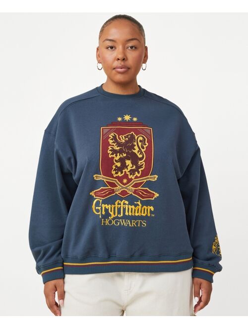 COTTON ON Trendy Plus Size Harry Potter Crew Licensed Sweatshirt