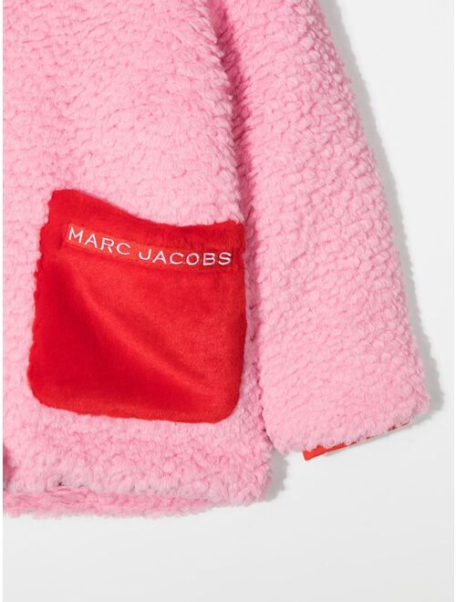 Marc Jacobs Kids colour-block textured coat