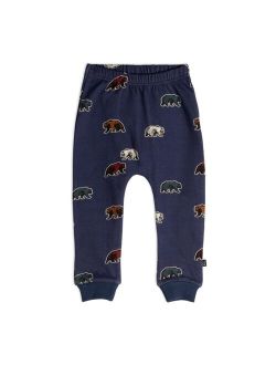 Printed Fleece Pant With Bears