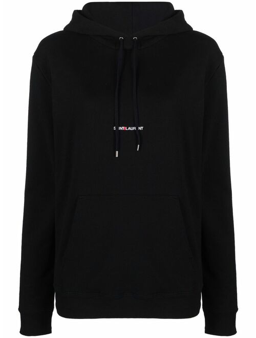 Yves Saint Laurent Saint Laurent logo print hoodie